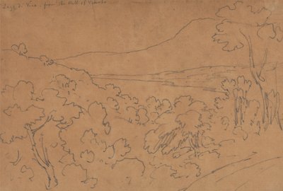 Lago di Vico from the Hill of Viterbo by John Robert Cozens
